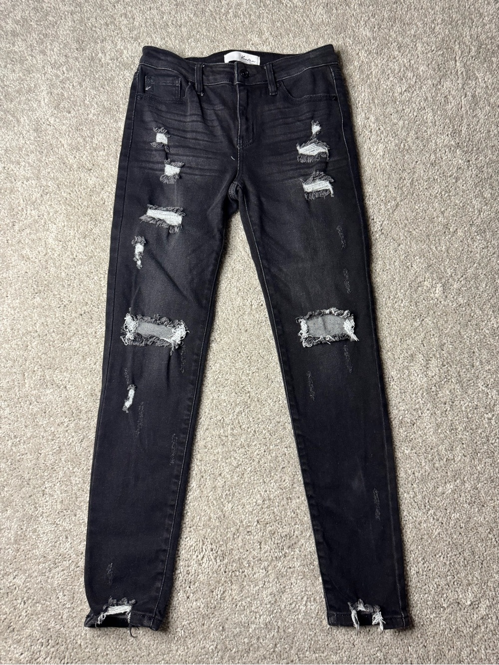 KanCan Black Ripped Skinny Jeans